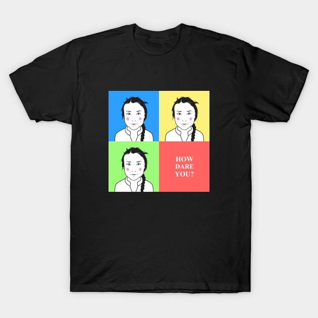 Greta Thunberg T-Shirt by headache606